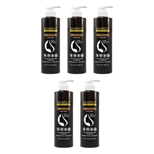Lovercare Herbal Scalp Care Conditioner 600mL Pack of 5