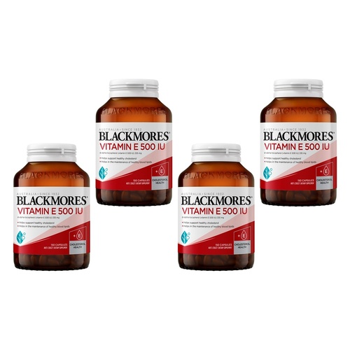 Blackmores Vitamin E 500 IU 150 Capsules Pack of 4