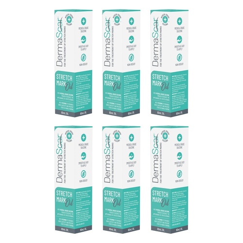 DermaScar Stretch Marks Oil 60mL Pack of 6