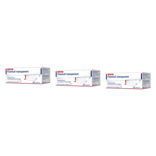Fixomull Transparent Wide Area Fixation 10cmx2m Pack of 3