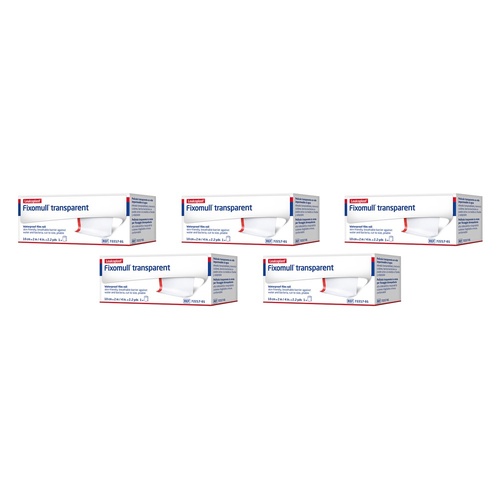 Fixomull Transparent Wide Area Fixation 10cmx2m Pack of 5