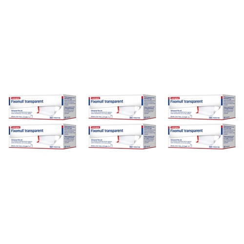 Fixomull Transparent Wide Area Fixation 10cmx2m Pack of 6
