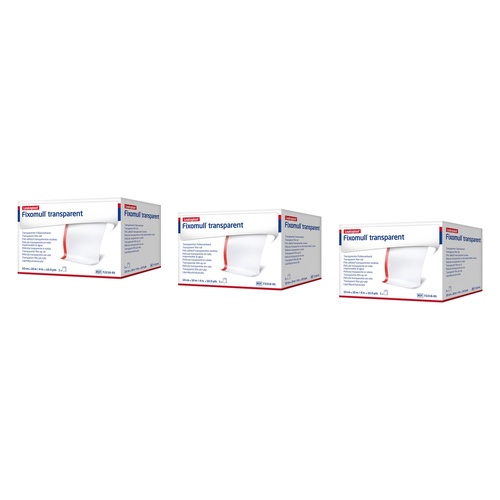 Fixomull Transparent Film Dressing Tape 10cm x 10m Pack of 3