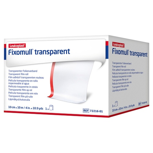 Fixomull Transparent Film Dressing Tape 10cm x 10m