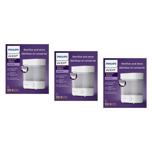 Philips Avent Electric Steam Steriliser Pack of 3