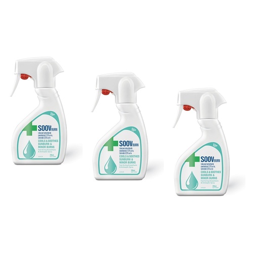 Ego SOOV Burn Spray 200mL Pack of 3