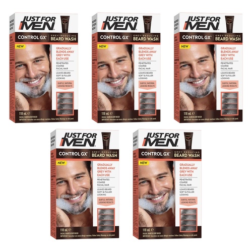 Just For Men Control GX Beard Wash 118mL Pack of 5