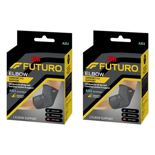 Futuro Comfort Fit Elbow Support Adjustable Pack of 2
