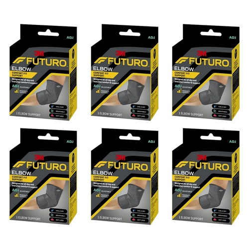 Futuro Comfort Fit Elbow Support Adjustable Pack of 6