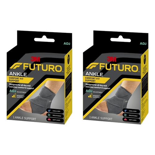 Futuro Comfort Fit Ankle Support Adjustable Pack of 2