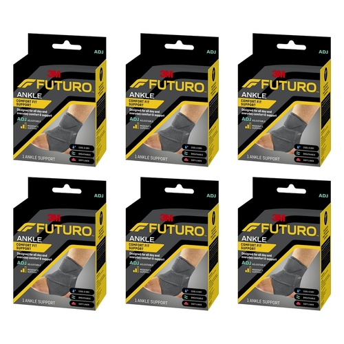 Futuro Comfort Fit Ankle Support Adjustable Pack of 6