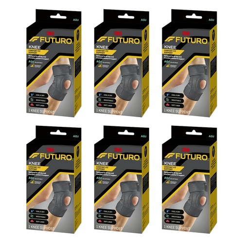 Futuro Comfort Fit Knee Stabiliser Adjustable Pack of 6