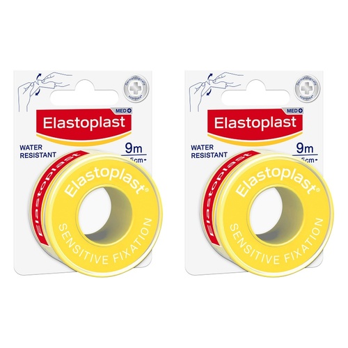 Elastoplast Sensitive Fixation Tape 2.5cm x 9m Pack of 2