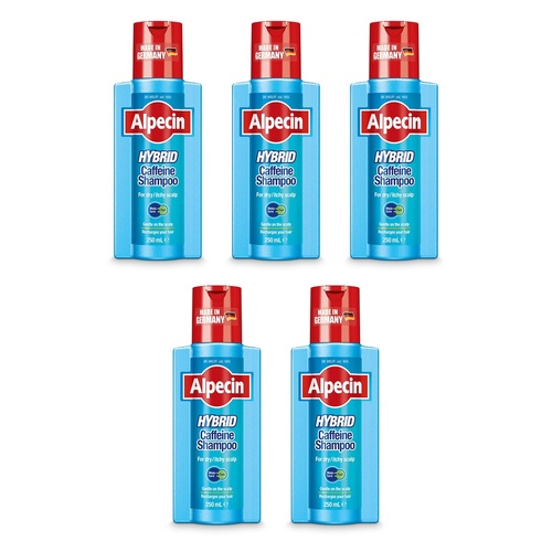 Alpecin Hybrid Shampoo 250mL Pack of 5