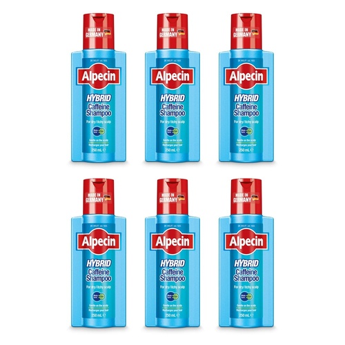 Alpecin Hybrid Shampoo 250mL Pack of 6