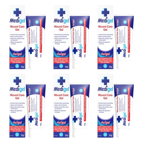 Medicreme Wound Care Gel 50g Pack of 6