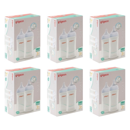 Pigeon SofTouch BPP Nursing Bottle PP Twin Pack 240mL Bundle of 6