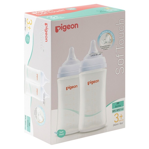 Pigeon SofTouch BPP Nursing Bottle PP Twin Pack 240mL