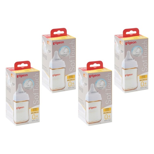 Pigeon SofTouch BPP Nursing Bottle PPSU 160mL Pack of 4