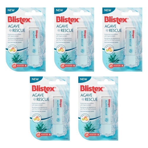 Blistex Agave Rescue Lip Balm 3.7g Pack of 5