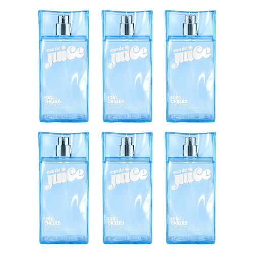 Eau De Juice 100% Chilled Body Mist 236mL Pack of 6