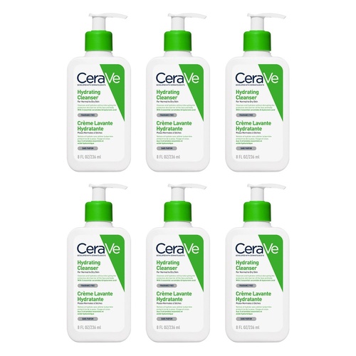CeraVe Hydrating Cleanser 236mL Pack of 6