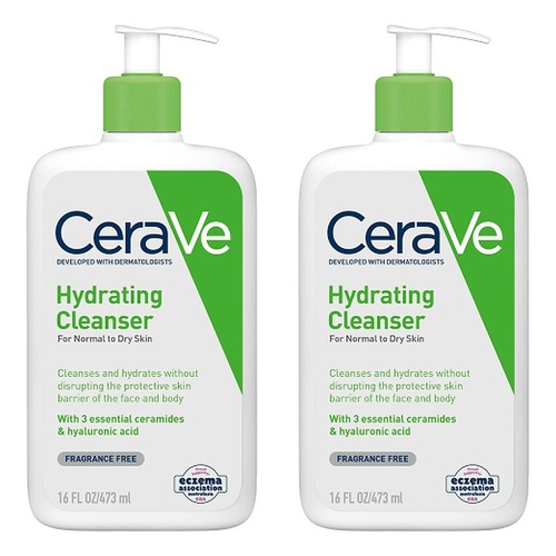 CeraVe Hydrating Cleanser 473mL Pack of 2
