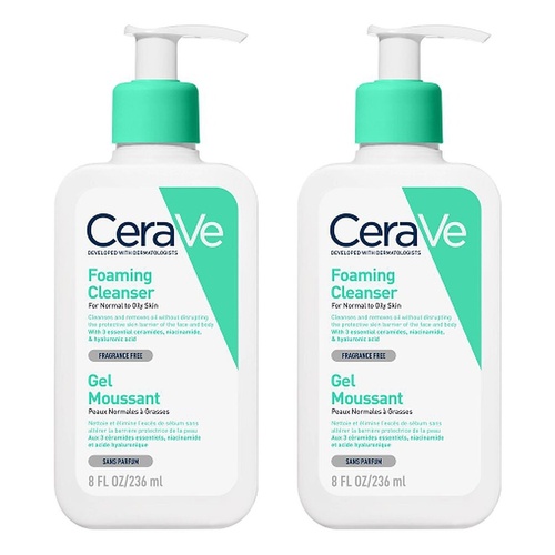 CeraVe Foaming Cleanser 236mL Pack of 2