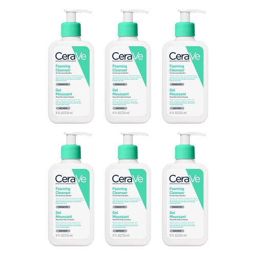CeraVe Foaming Cleanser 236mL Pack of 6