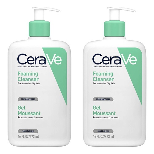 CeraVe Foaming Cleanser 473mL Pack of 2