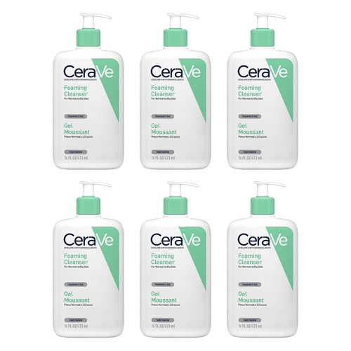 CeraVe Foaming Cleanser 473mL Pack of 6