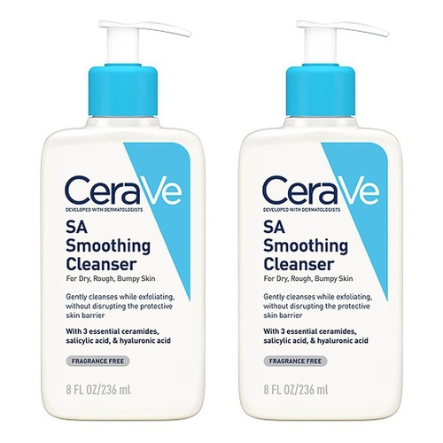 CeraVe SA Smoothing Cleanser 236mL Pack of 2