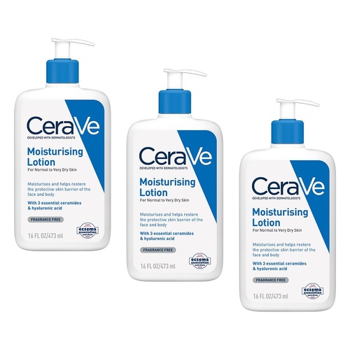 CeraVe Moisturising Lotion 473mL Pack of 3