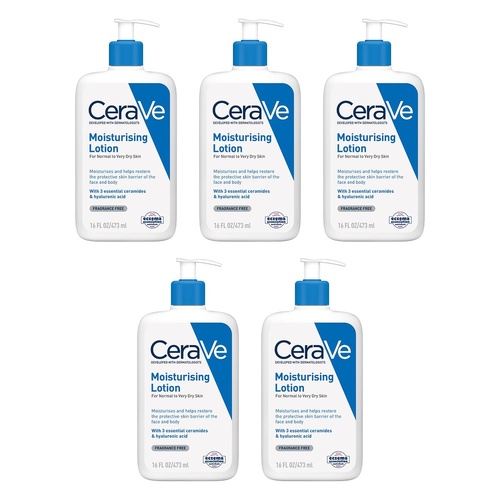 CeraVe Moisturising Lotion 473mL Pack of 5