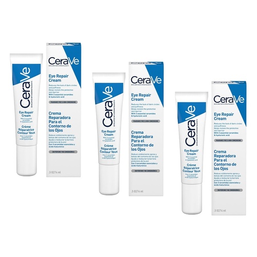 CeraVe Eye Repair Cream 14mL Pack of 3