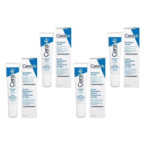 CeraVe Eye Repair Cream 14mL Pack of 4