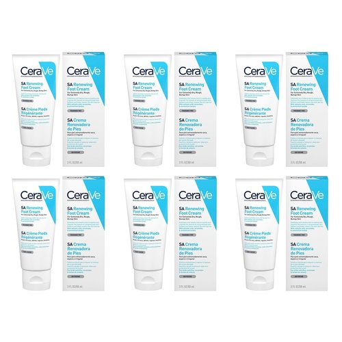 CeraVe SA Renewing Foot Cream 88mL Pack of 6