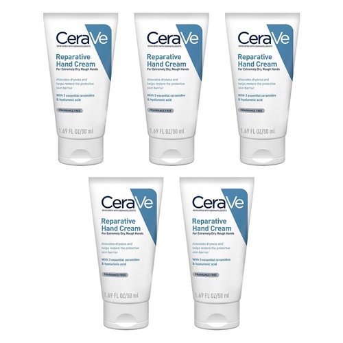 CeraVe Reparative Hand Cream 50mL Pack of 5