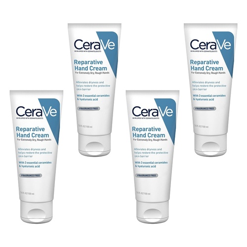 CeraVe Reparative Hand Cream 100mL Pack of 4