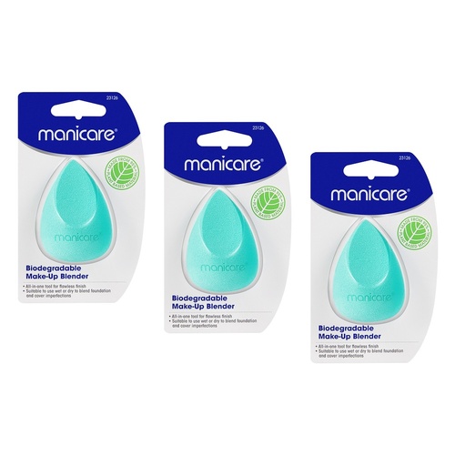 Manicare Biodegradable Make-Up Blender Pack of 3