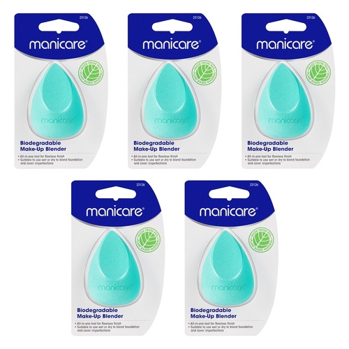 Manicare Biodegradable Make-Up Blender Pack of 5