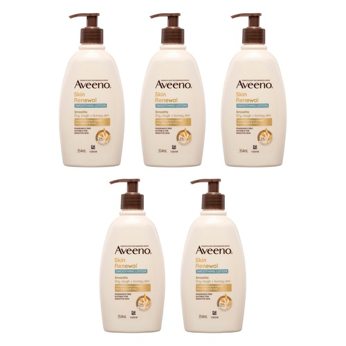Aveeno Skin Renewal Smoothing Body Lotion 354mL Pack of 5