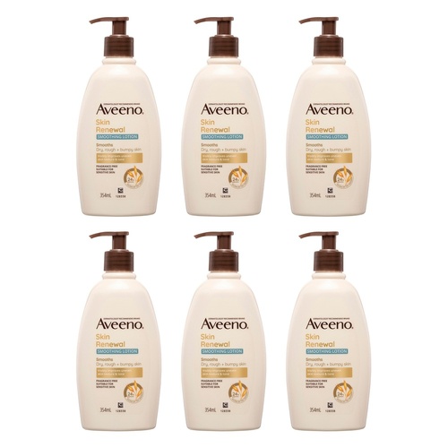 Aveeno Skin Renewal Smoothing Body Lotion 354mL Pack of 6
