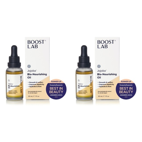Boost Lab Jojoba+ Bio-Nourishing Face Oil 30mL Pack of 2