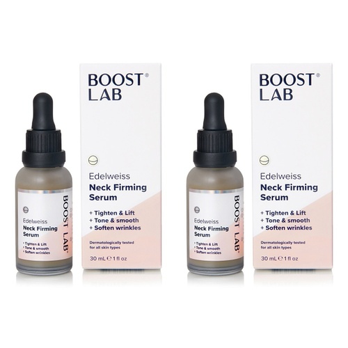 Boost Lab Edelweiss Neck Firming Serum 30mL Pack of 2
