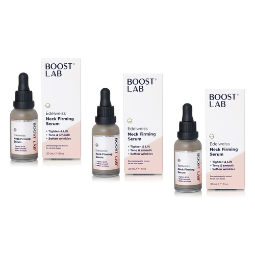 Boost Lab Edelweiss Neck Firming Serum 30mL Pack of 3