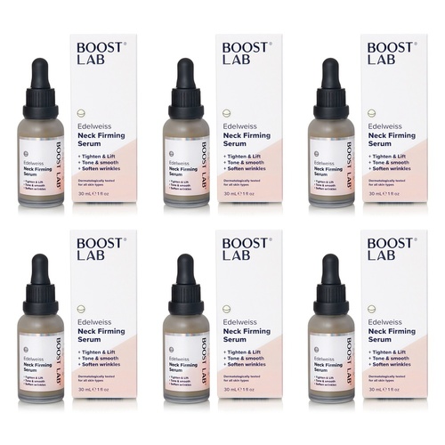 Boost Lab Edelweiss Neck Firming Serum 30mL Pack of 6
