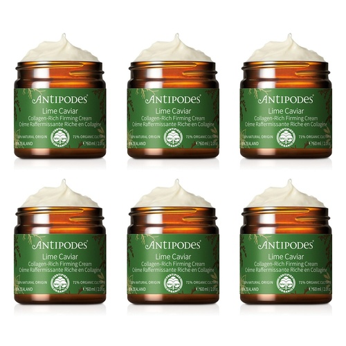 Antipodes Lime Caviar Collagen-Rich Firming Cream 60mL Pack of 6