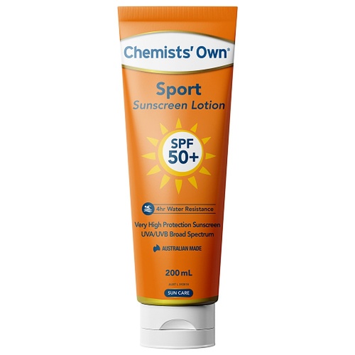 Chemists' Own Sunscreen Lotion Sport SPF 50+ 200mL