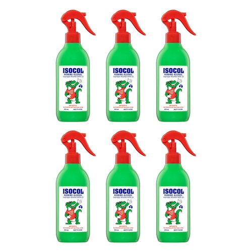 Isocol Rubbing Alcohol 450mL x 3 Bundle of 6